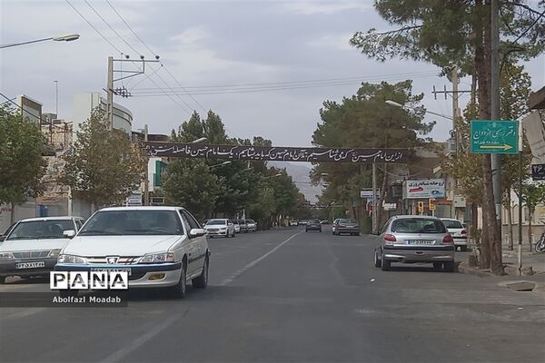 سیاه‌پوش شدن خیابان‌های خلیل‌آباد در ماه محرم