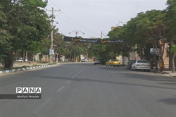 سیاه‌پوش شدن خیابان‌های خلیل‌آباد در ماه محرم