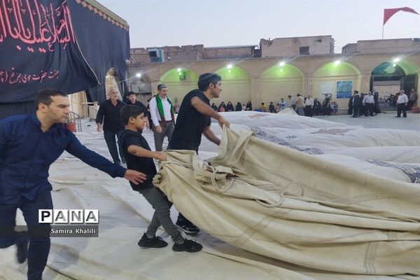 آیین سیاهپوشان مسجد تاریخی چهل اختران قم
