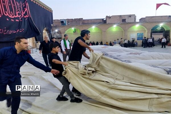 آیین سیاهپوشان مسجد تاریخی چهل اختران قم