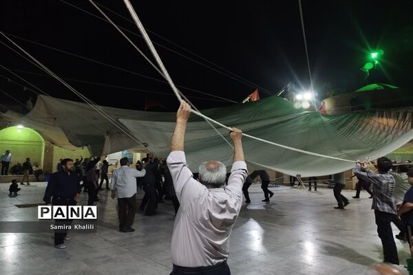 آیین سیاهپوشان مسجد تاریخی چهل اختران قم