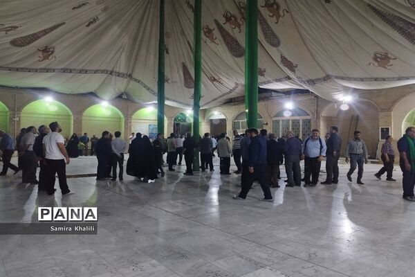 آیین سیاهپوشان مسجد تاریخی چهل اختران قم