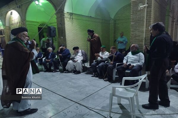 آیین سیاهپوشان مسجد تاریخی چهل اختران قم