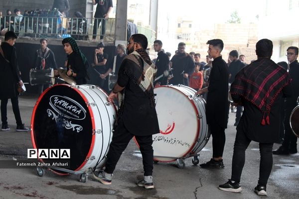 مراسم سنتی سیاه‌پوشان در حسینیه عمرانکو سمنان