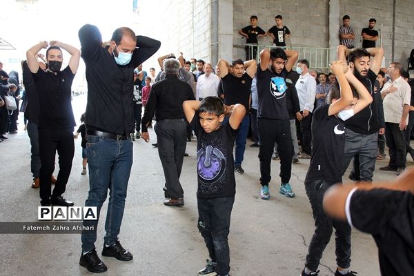 مراسم سنتی سیاه‌پوشان در حسینیه عمرانکو سمنان