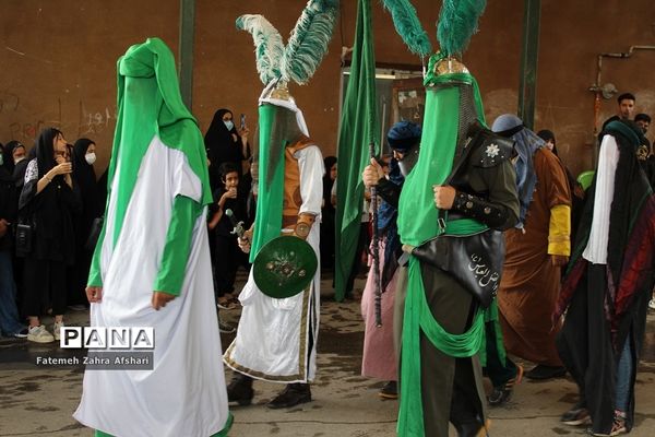 مراسم سنتی سیاه‌پوشان در حسینیه عمرانکو سمنان