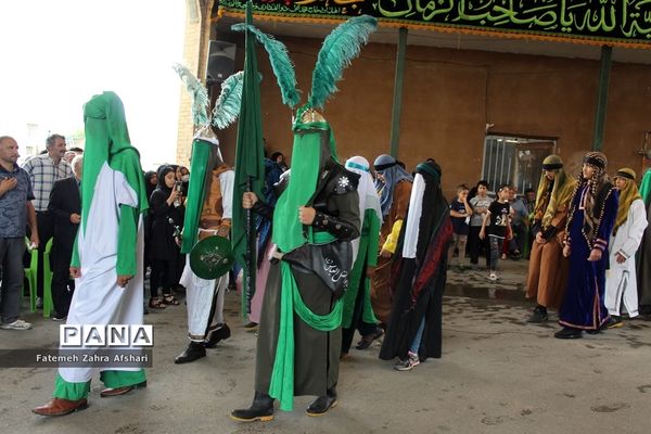 مراسم سنتی سیاه‌پوشان در حسینیه عمرانکو سمنان