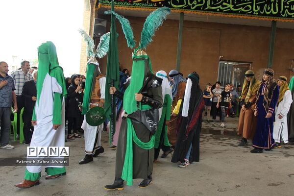 مراسم سنتی سیاه‌پوشان در حسینیه عمرانکو سمنان