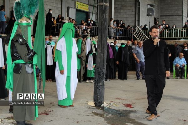 مراسم سنتی سیاه‌پوشان در حسینیه عمرانکو سمنان