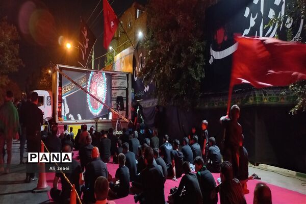 شورو شوق حسینی در کوچه پس کوچه‌های مشهد