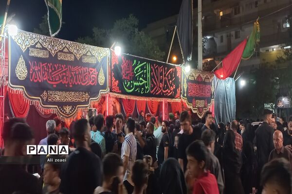 شورو شوق حسینی در کوچه پس کوچه‌های مشهد