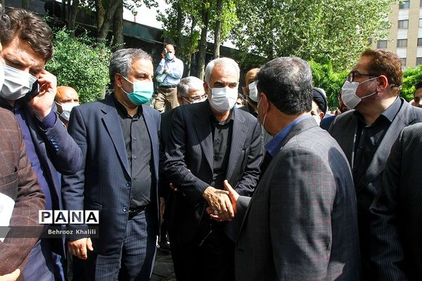 تشییع پیکر عادل آذر  رئیس سابق مرکز آمار و دیوان محاسبات کشور