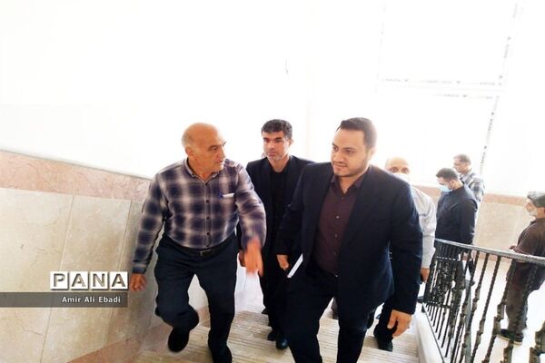 بازدید بخشدار میاندورود از پروژه دبستان شهید برزگر بادله