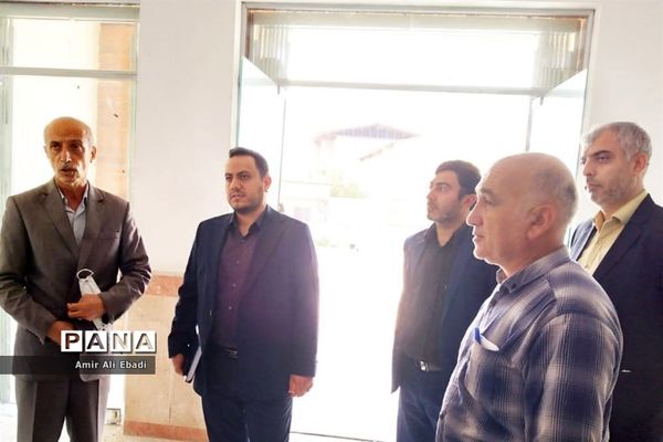 بازدید بخشدار میاندورود از پروژه دبستان شهید برزگر بادله