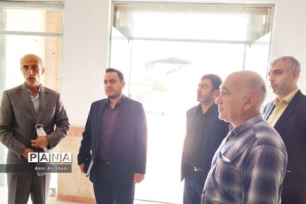 بازدید بخشدار میاندورود از پروژه دبستان شهید برزگر بادله