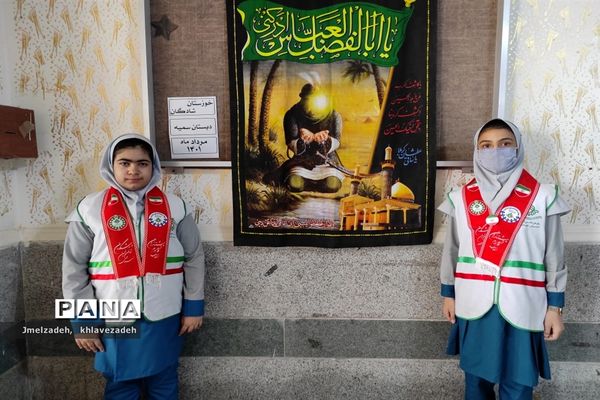 پیشتازی پیشتازان شادگانی در ایستگاه‌های صلواتی محرم الحرام