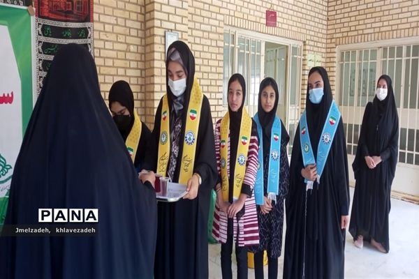 پیشتازی پیشتازان شادگانی در ایستگاه‌های صلواتی محرم الحرام