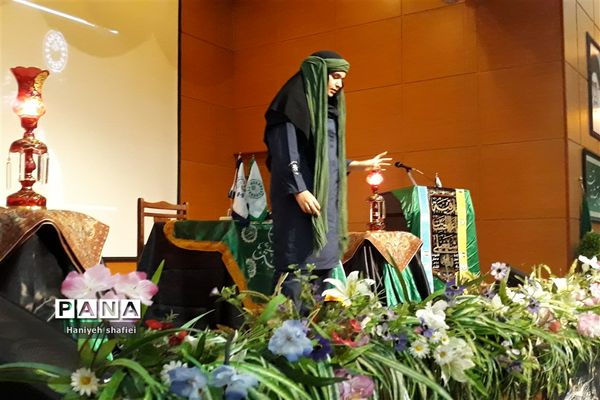 اجرای همایش دختران بانوی بهشت ویژه دانش‌آموزان عضو سازمان دانش‌آموزی در ناحیه یک شیراز