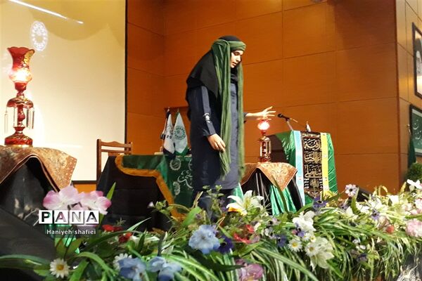 اجرای همایش دختران بانوی بهشت ویژه دانش‌آموزان عضو سازمان دانش‌آموزی در ناحیه یک شیراز