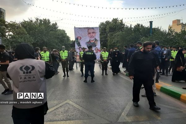 تشییع  پیکر پنج شهید مدافع حرم