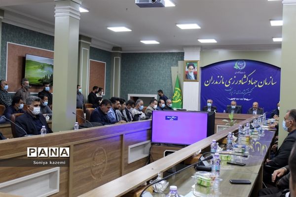 مراسم معارفه اسماعیل علوی رئیس جهاد کشاورزی شهرستان ساری