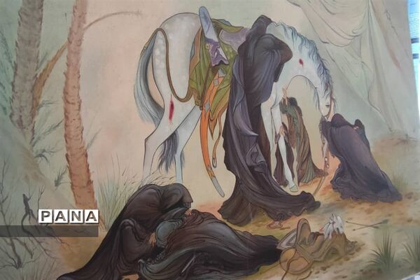 برگزاری سوگواره هنری محرم در قالب نقاشی در شهرستان نور