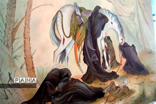 برگزاری سوگواره هنری محرم در قالب نقاشی در شهرستان نور