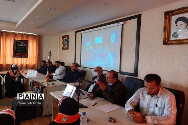 برگزاری همایش دختران بانوی بهشت ویژه دانش‌آموزان عضو سازمان دانش‌آموزی درشهرستان ارژن