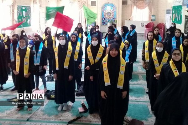 برگزاری همایش دختران بانوی بهشت ویژه دانش‌آموزان عضو سازمان دانش‌آموزی درشهرستان نی‌ریز