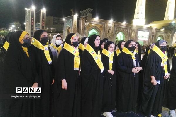 برگزاری همایش دختران بانوی بهشت ویژه دانش‌آموزان عضو سازمان دانش‌آموزی درشهرستان نی‌ریز