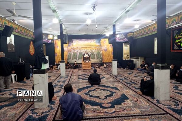 مراسم شب چهارم محرم در مسجد خاتم الانبیا (ص) شهرستان بوشهر