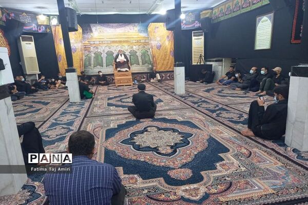مراسم شب چهارم محرم در مسجد خاتم الانبیا (ص) شهرستان بوشهر