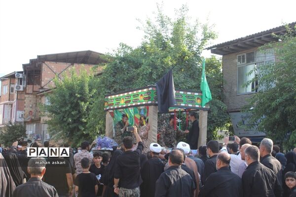 شهدای مدافع حرم، میهمان خیل عزاداران حسینی در گلوگاه