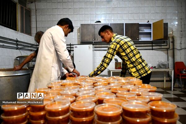عزاداری هیات فرهنگیان شیراز در دبیرستان عشایری شهید بهشتی شیراز