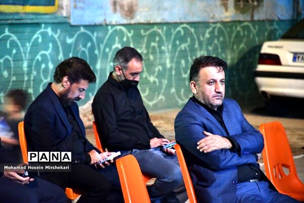 عزاداری هیات فرهنگیان شیراز در دبیرستان عشایری شهید بهشتی شیراز