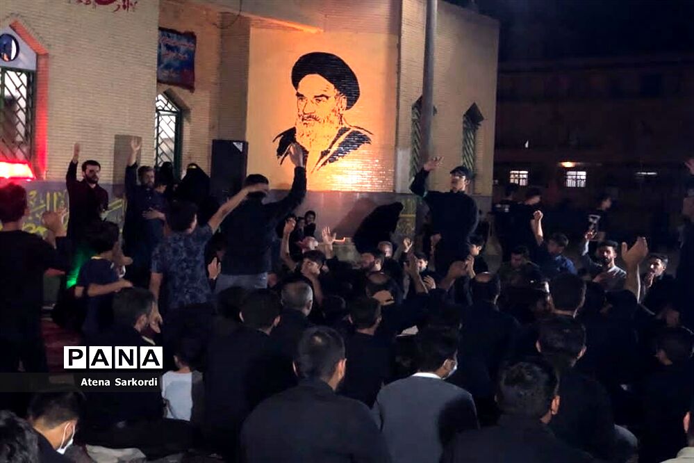 مراسم عزاداری دهه اول محرم در گلزار شهدای زابل