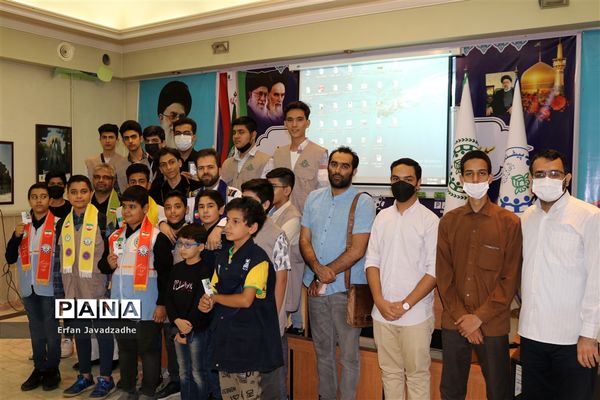 اختتامیه دوره خبرنگاری (بخش پسران).