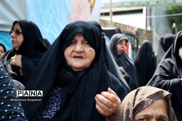 استقبال از پیکر شهید مدافع حرم در میاندورود