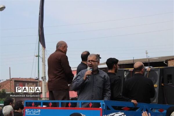 استقبال از پیکر شهید مدافع حرم در میاندورود
