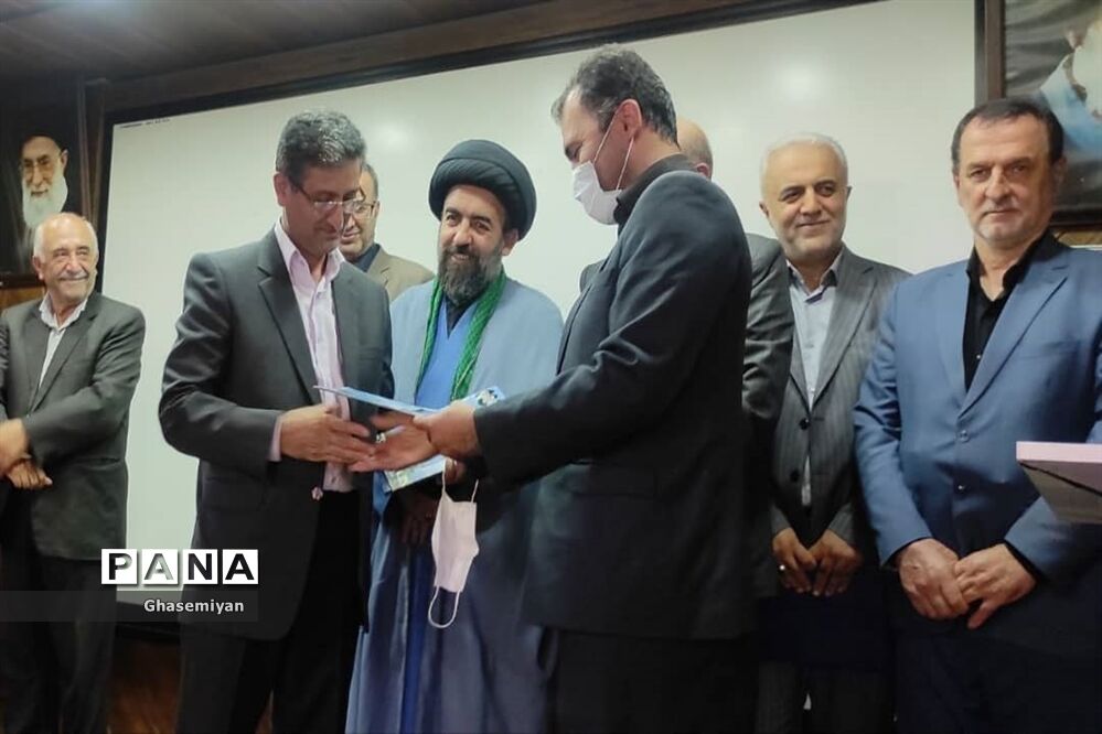 تودیع و معارفه مدیر آموزش و پرورش شهرستان عباس آباد