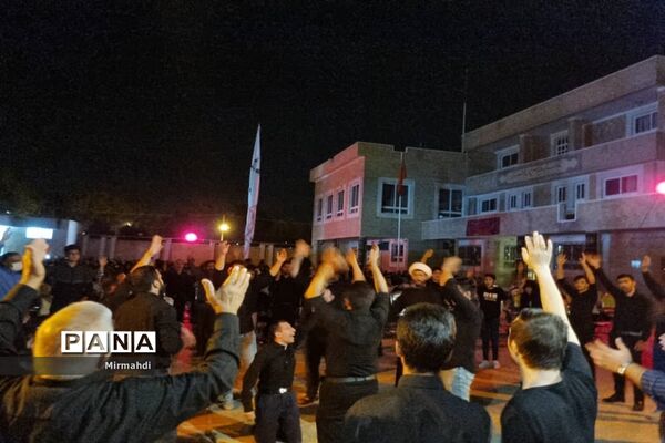 مراسم  عزاداری هیات انصار القرآن در شهرستان گلپایگان