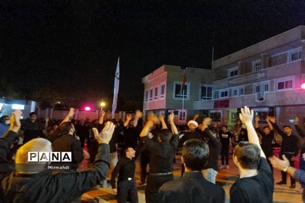 مراسم  عزاداری هیات انصار القرآن در شهرستان گلپایگان