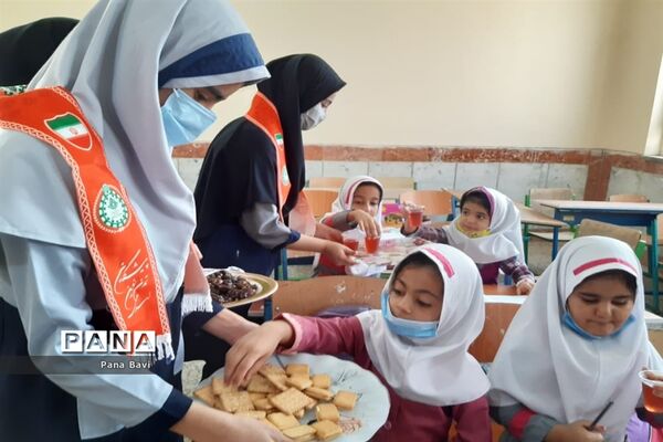 برپایی ایستگاه صلواتی در مدارس شهرستان باوی