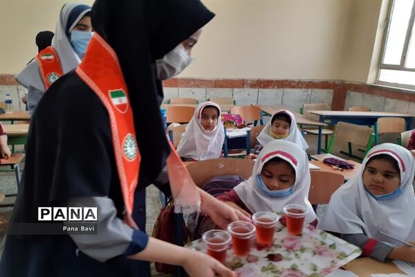 برپایی ایستگاه صلواتی در مدارس شهرستان باوی