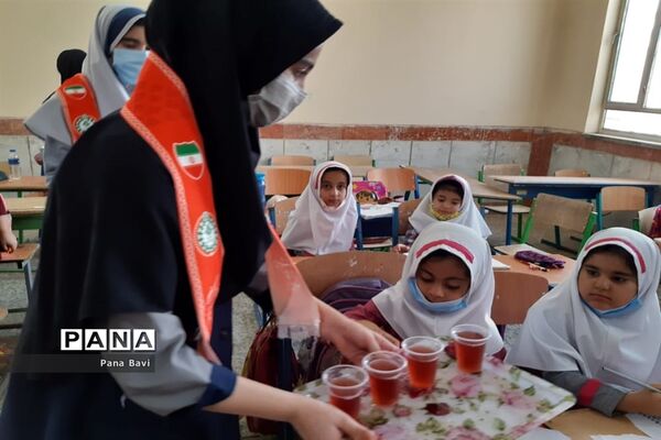 برپایی ایستگاه صلواتی در مدارس شهرستان باوی