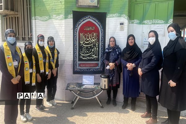 آیین سوگواری ماه محرم در دبیرستان تمام تشکیلاتی وحدت اهواز