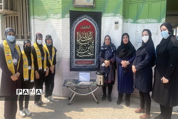 آیین سوگواری ماه محرم در دبیرستان تمام تشکیلاتی وحدت اهواز