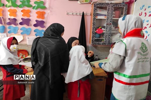 شور حسینی در مدرسه سمیه  شادگان