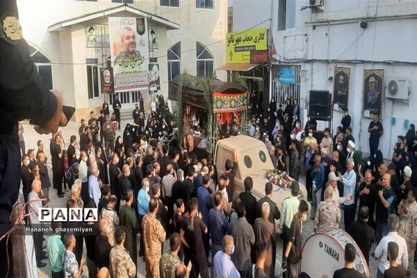 مراسم استقبال از شهید مدافع حرم «مصطفی تاش موسی» درشهرستان  عباس آباد