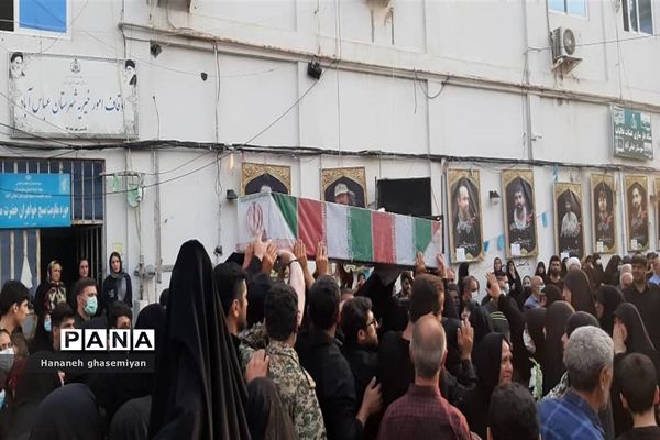 مراسم استقبال از شهید مدافع حرم «مصطفی تاش موسی» درشهرستان  عباس آباد